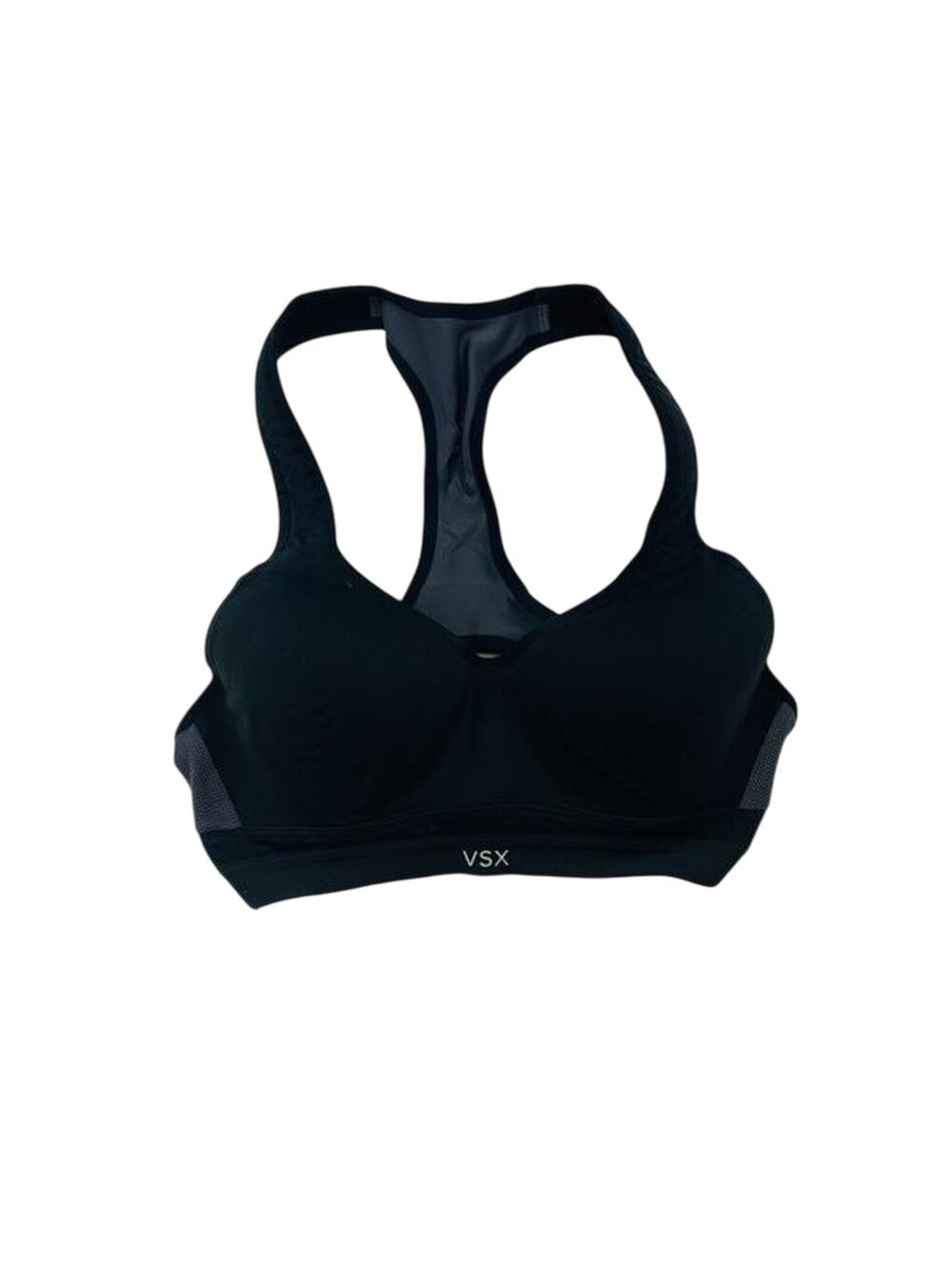 VSX Sports Women’s Black & Gray Racerback T-Bra – Size 32B